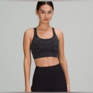 Lululemon energy bra longline 2022 lunar new year black size 8